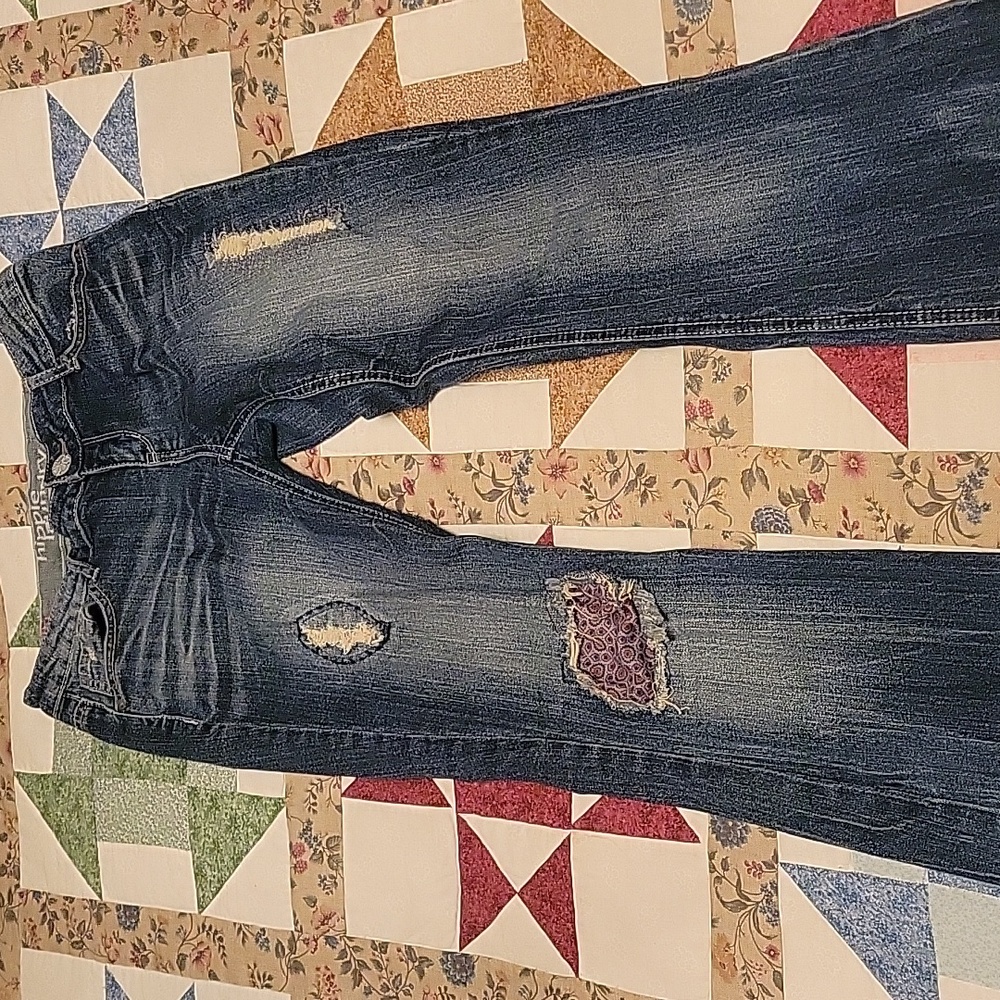Hippy Laundry Patchwork Jeans - image 1